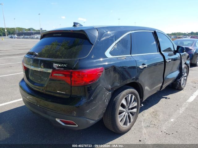 5FRYD4H44FB010139 Acura Mdx Technology Package