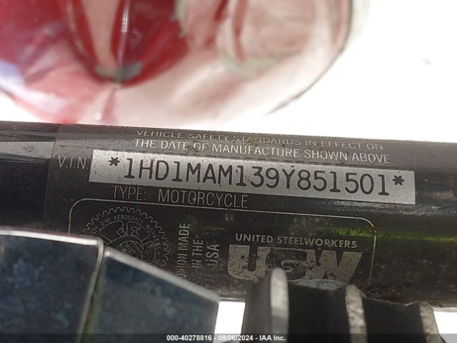 2009 HARLEY-DAVIDSON FLHTCUTG 1HD1MAM139Y851501 Photo 9