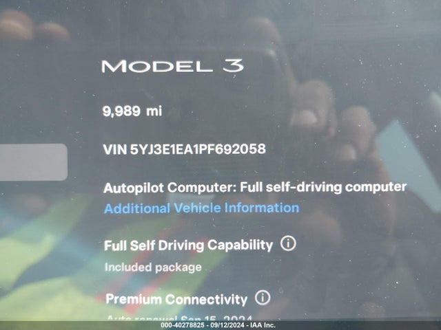 Tesla Model 3 Rear-wheel Drive 2023 5YJ3E1EA1PF692058 Image 7