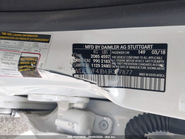 Mercedes-Benz C 300 2018 WDDWF4JB6JR397877 Image 9
