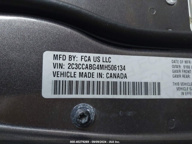 2C3CCABG4MH506134 Chrysler 300 300s