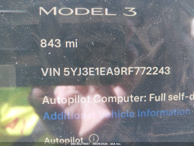 2024 TESLA MODEL 3 5YJ3E1EA9RF772243 Photo 6