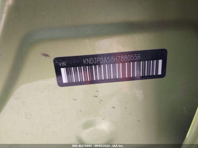 KIA SOUL + 2017 KNDJP3A58H7880556 Image 9