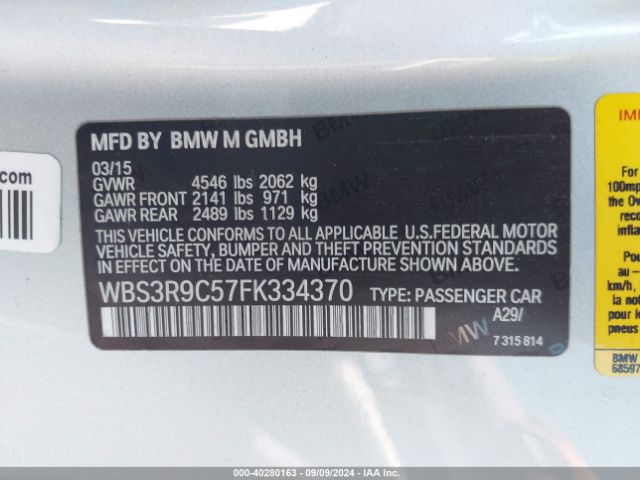 WBS3R9C57FK334370 BMW M4