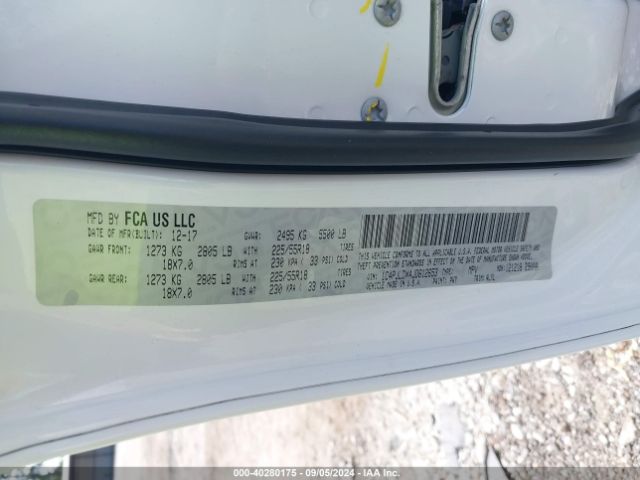 1C4PJLDX4JD612653 Jeep Cherokee Limited Fwd