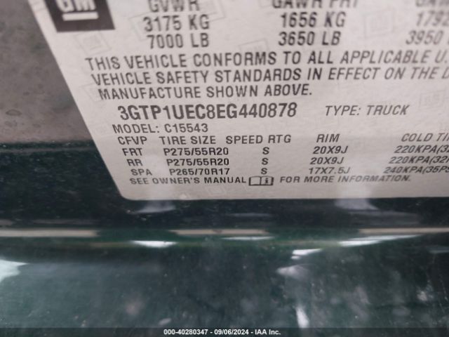 3GTP1UEC8EG440878 GMC Sierra 1500 Sle