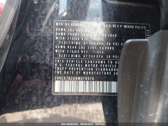 3VVCX7B20NM079014 Volkswagen Taos 1.5t S