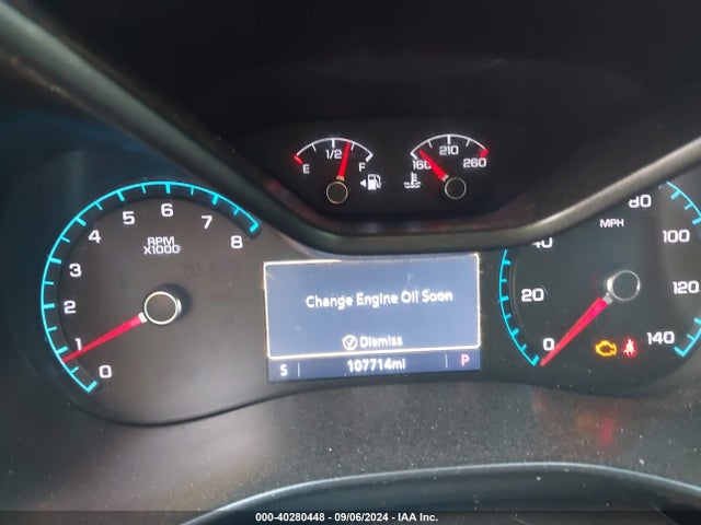 1GCGSCEN7L1218708 Chevrolet Colorado 2wd  Short Box Lt