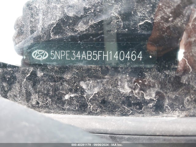 Hyundai Sonata Limited 2.0t 2015 5NPE34AB5FH140464 Image 9