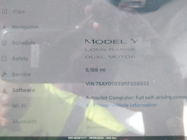 2024 TESLA MODEL Y 7SAYGDEE9RF058832 Photo 6