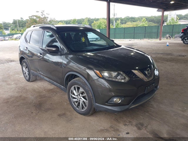 2015 Nissan Rogue Sl მანქანა იყიდება აუქციონზე, vin: 5N1AT2MV9FC813871, აუქციონის ნომერი: 40281386
