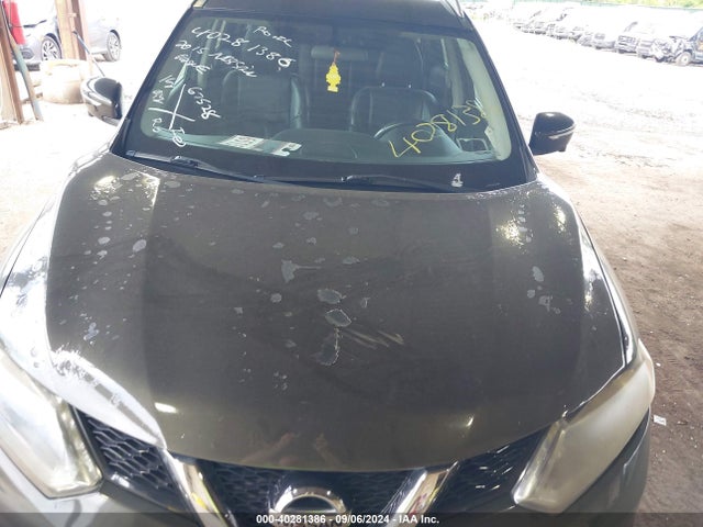 2015 Nissan Rogue Sl მანქანა იყიდება აუქციონზე, vin: 5N1AT2MV9FC813871, აუქციონის ნომერი: 40281386