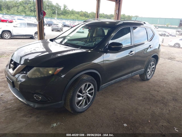 2015 Nissan Rogue Sl მანქანა იყიდება აუქციონზე, vin: 5N1AT2MV9FC813871, აუქციონის ნომერი: 40281386