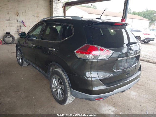 2015 Nissan Rogue Sl მანქანა იყიდება აუქციონზე, vin: 5N1AT2MV9FC813871, აუქციონის ნომერი: 40281386