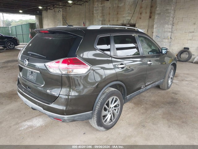 2015 Nissan Rogue Sl მანქანა იყიდება აუქციონზე, vin: 5N1AT2MV9FC813871, აუქციონის ნომერი: 40281386