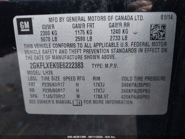 2GKFLXEK0E6222383 GMC Terrain Slt-1