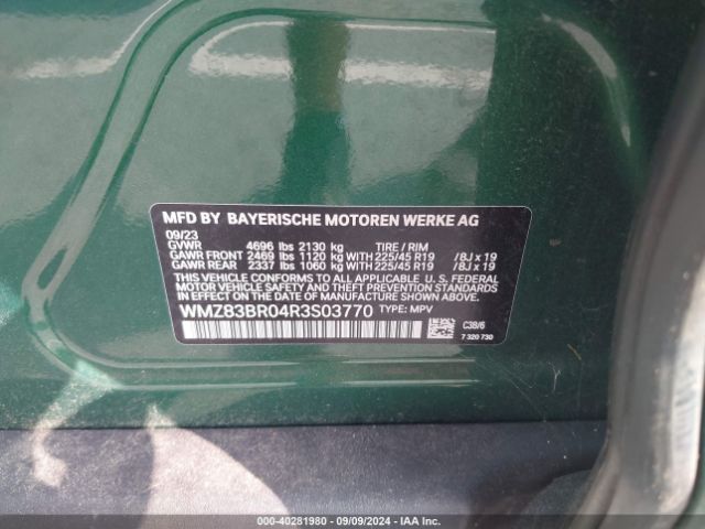 WMZ83BR04R3S03770 Mini Countryman Cooper S