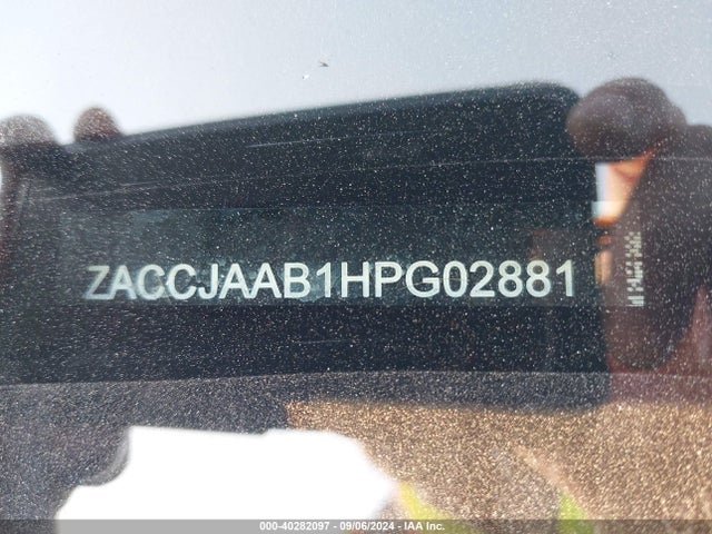 ZACCJAAB1HPG02881 Jeep Renegade Sport Fwd