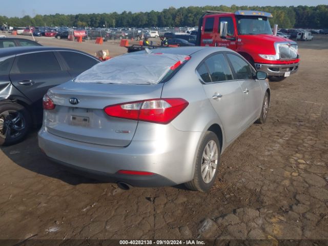 KNAFX4A85E5124791 KIA FORTE EX