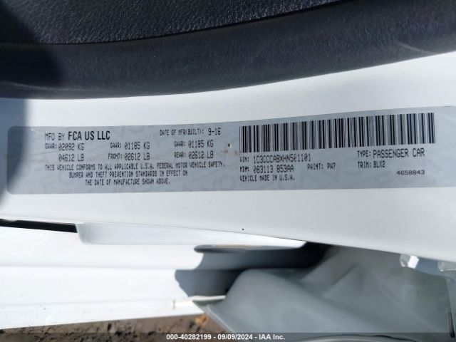 1C3CCCABXHN501101 Chrysler 200 Limited Platinum