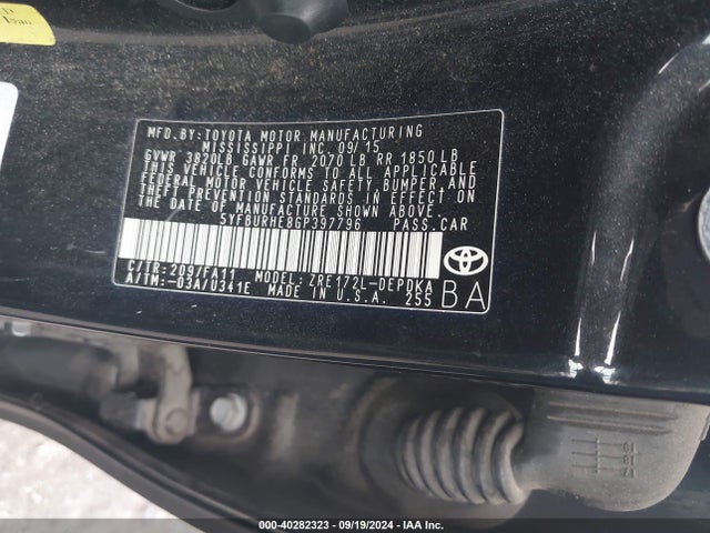 Toyota COROLLA L 2016 5YFBURHE8GP397796 Image 9