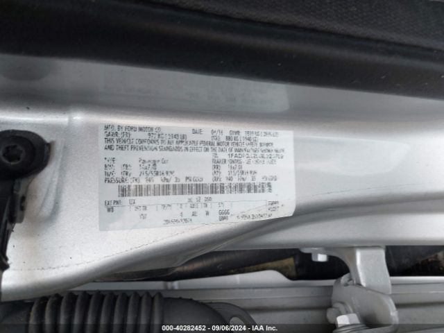 1FADP3K26GL320709 Ford FOCUS SE