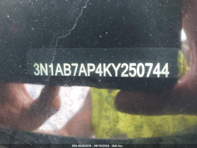Nissan SENTRA S 2019 3N1AB7AP4KY250744 Image 9
