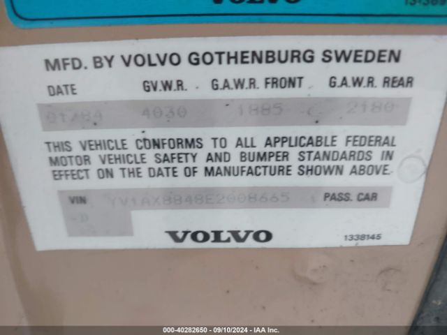 1984 VOLVO 244 YV1AX8848E2008665 Photo 8
