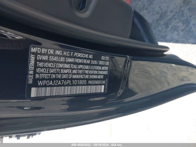 2023 PORSCHE PANAMERA WP0AJ2A76PL101805 Photo 8