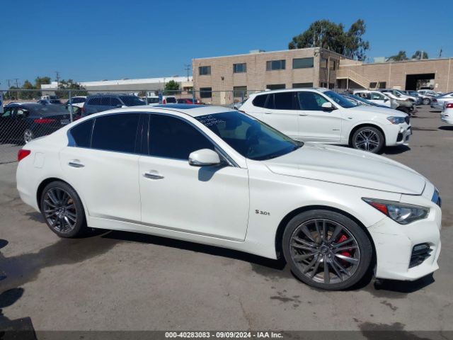 JN1FV7AP0HM850590 Infiniti Q50 3.0t Red Sport 400