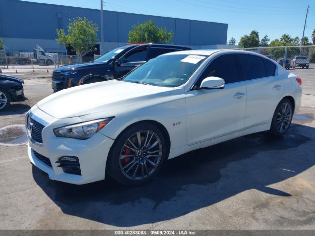 JN1FV7AP0HM850590 Infiniti Q50 3.0t Red Sport 400