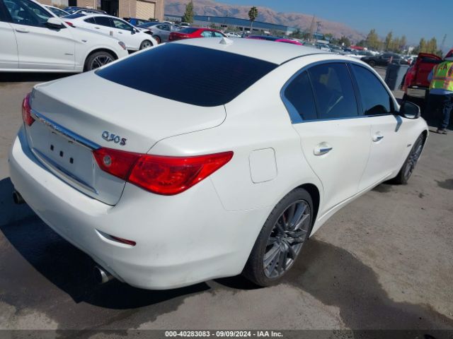 JN1FV7AP0HM850590 Infiniti Q50 3.0t Red Sport 400
