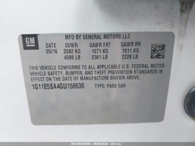 1G11E5SA4GU158636 Chevrolet Malibu Limited Ltz