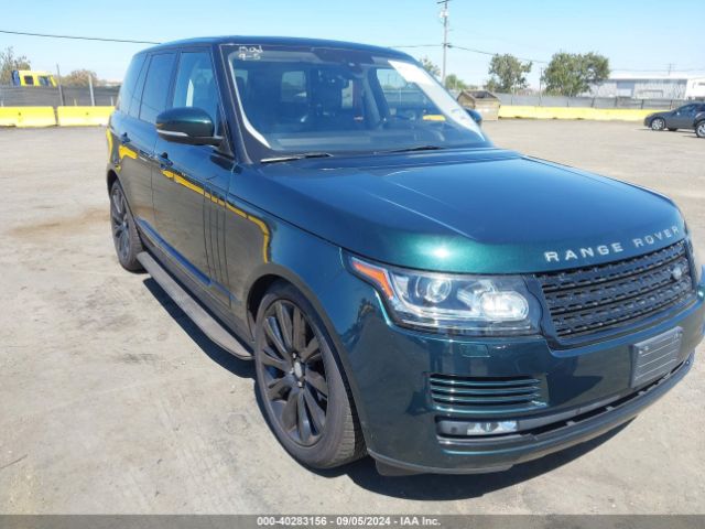 SALGS2EFXGA279536 Land Rover Range Rover 5.0l V8 Supercharged