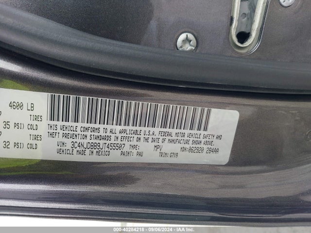 3C4NJDBB9JT455507 Jeep Compass Latitude 4x4