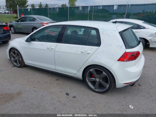 3VW5T7AU2HM027133 Volkswagen Golf Gti Autobahn 4-door/s 4-door/se 4-door/sport 4-door