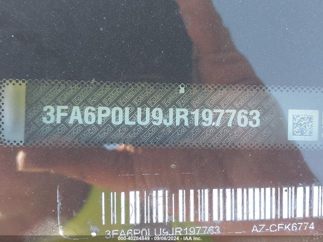Ford Fusion Hybrid Se 2018 3FA6P0LU9JR197763 Image 9