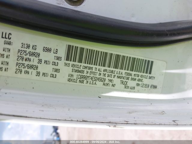 1C6RR6MT4ES245620 RAM 1500 Sport