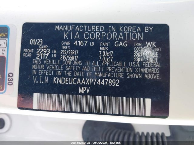 KNDEUCAAXP7447892 KIA SELTOS S