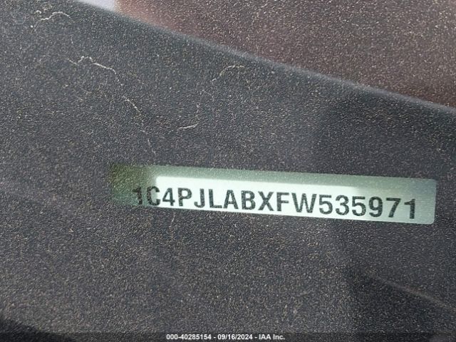 1C4PJLABXFW535971 Jeep Cherokee Sport
