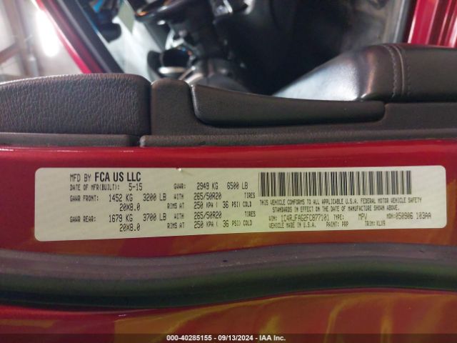 1C4RJFAG2FC877101 Jeep Grand Cherokee Altitude