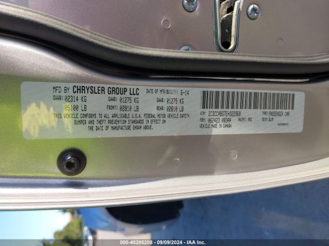 2C3CCABG7EH322968 Chrysler 300 300s