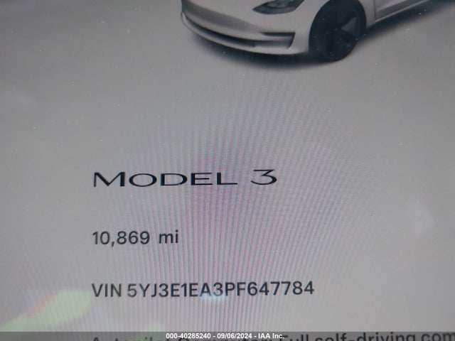 Tesla Model 3 Rear-wheel Drive 2023 5YJ3E1EA3PF647784 Image 15