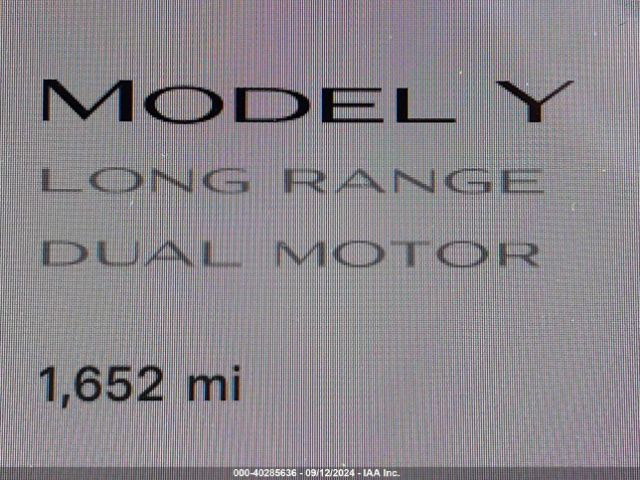 7SAYGDEE5RF132229 Tesla Model Y Long Range Dual Motor All-wheel Drive