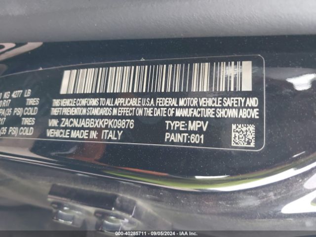 ZACNJABBXKPK09876 Jeep Renegade Latitude Fwd