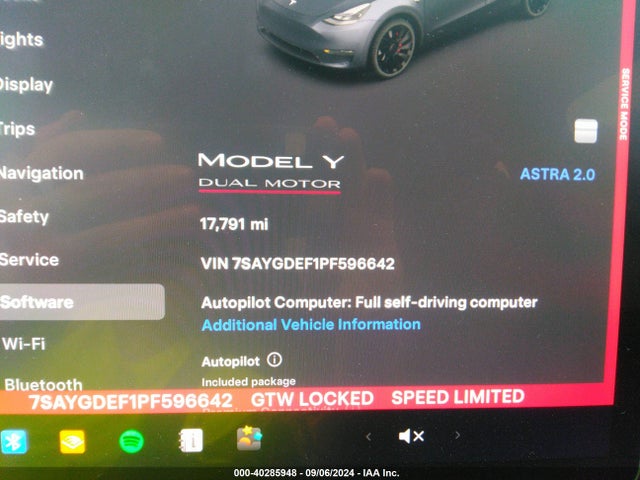 2023 TESLA MODEL Y 7SAYGDEF1PF596642 Photo 6