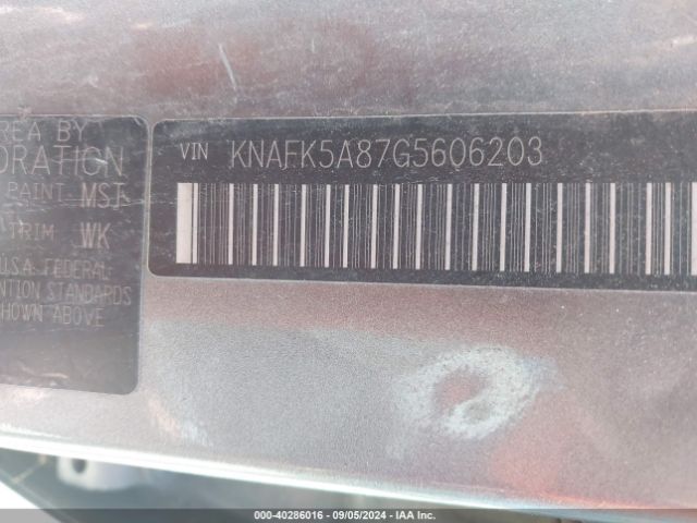KNAFK5A87G5606203 KIA FORTE LX