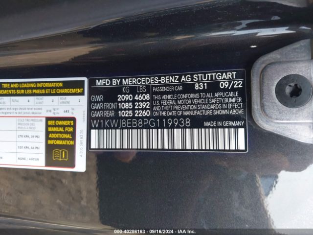 W1KWJ8EB8PG119938 Mercedes-Benz C 300 4matic