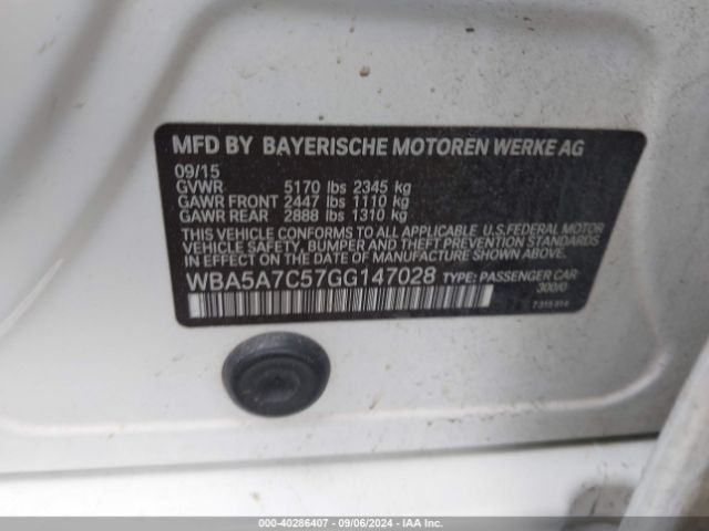 WBA5A7C57GG147028 BMW 528i Xdrive