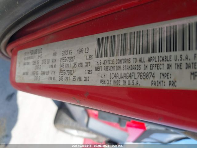 1C4AJWAG4FL769074 Jeep Wrangler Sport